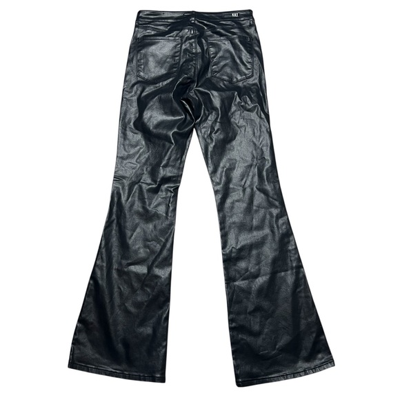 KUT From The Kloth Faux Leather Flare Pants Size 2 Edgy - Picture 2 of 6